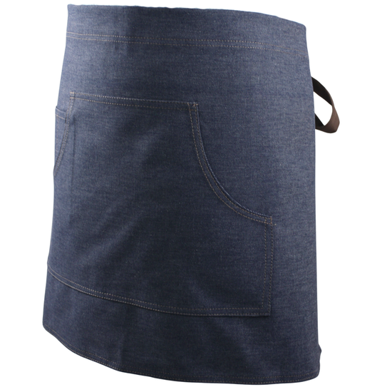 Work Range Waist Apron Denim With 1 Middle Pocket 75cm X 42cm