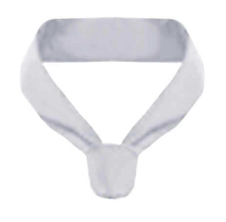 Neckerchief Extra Large White Triangular Cotton 115cm X 56cm