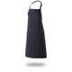 Bib Apron Butchers Stripe 28" X 33" Self Neck Band