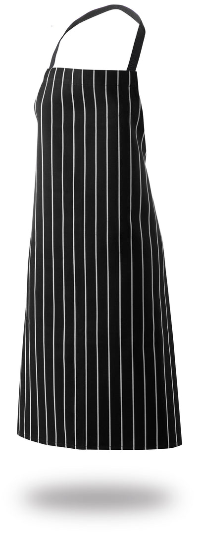 Bib Apron Butchers Stripe 34" X 33" With Pocket