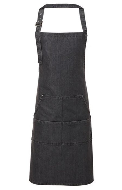 Jeans Stitch Bib Apron