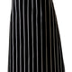 Bib Apron 28" X 36" Cotton Black & White Butchers Stripe Self Adjustable Neck Band