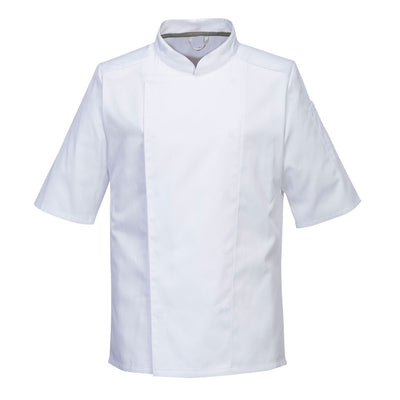 Airback Pro Chefs Jacket **Short Sleeves** White