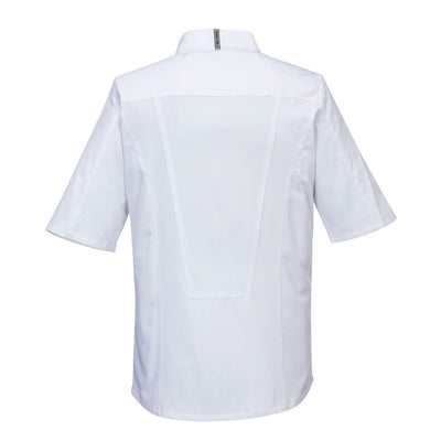 Airback Pro Chefs Jacket **Short Sleeves** White