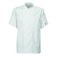 Le Chef De92s Executive Jacket **Short Sleeves** With Capped Studs White