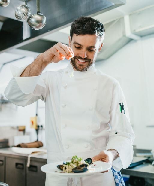 Le Chef De135e Luxe Lightweight Chefs Jacket White