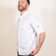 Le Chef Df118e Prep Jacket White *Short Sleeves* With Staycool System Panels