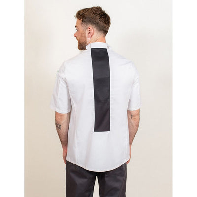 Le Chef Df118e Prep Jacket White *Short Sleeves* With Staycool System Panels