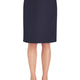 Lady's Suit Skirt Polyester Length 22" Navy