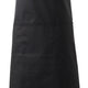 Bib Apron Gents V Neck Black