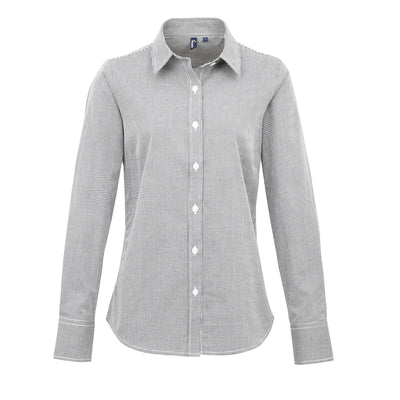 Gingham Check Blouse