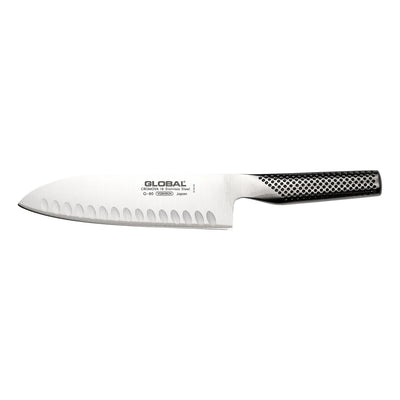 Global G80 Santoku Knife Fluted 18cm