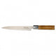 Katana Flame Olive Wood Handled Carving Knife 20cm (Kfo-15)