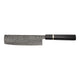Katana Saya Smoke Ebony Wood Handled Nakiri Knife 18cm (Ksm-03)