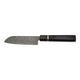 Katana Saya Smoke Ebony Wood Handled Santoku Knife 12cm (Ksm-01)