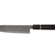 Katana Saya Smoke Ebony Wood Handled Santoku Knife 18cm (Ksm-02)
