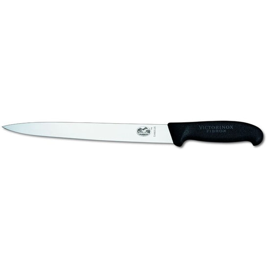 Victorinox Fibrox Handle Carving Knife Plain Pointed 25cm