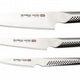 Global UKON GU-3002 3 Piece Knife Set