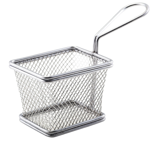 Mini Chip Frying Basket Rectangular 10cm x 8cm x 7.5cm