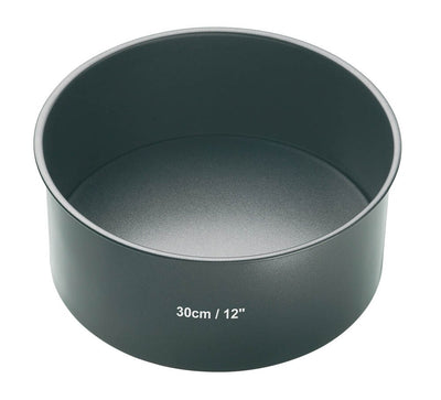 Cake Tin Non-Stick Round Loose Base 30cm Dia
