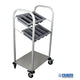 Cutlery & Condiment Trolley 675mm (W) X 520mm (D) X 1174mm (H) Epoxy Finish