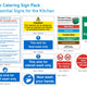 Hygiene Sign Catering Pack Junior