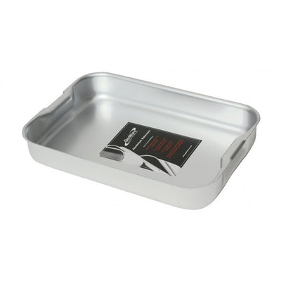 Baking Dish Aluminium With Built In Handles 52cm x 42cm x 7cm (External)