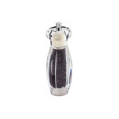Acrylic Salt Shaker & Pepper Mill Ceramic Gear 16cm