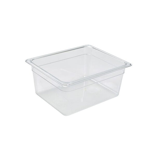 Food Pan Gastronorm Polycarbonate GN1/2 32.5cm X 26.5cm X 15cm Deep