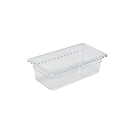 Food Pan Gastronorm Polycarbonate GN1/3 32.5cm X 17.6cm X 10cm Deep