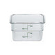 Square Space Saving Food Container Polycarbonate 1.9 Ltr