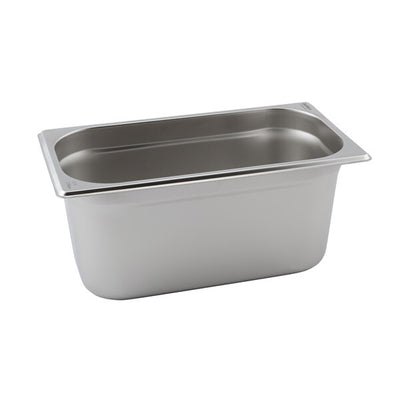 Food Pan Gastronorm S/S GN1/3 32.5cm X 17.6cm X 20cm Deep
