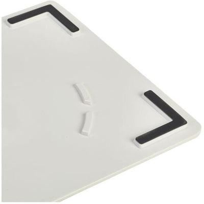 White Slate Effect Melamine Platter GN 1/2 32.5cm x 26.5cm