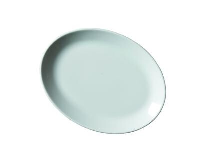 Genware Porcelain Oval Plate 28cm (Box Of 6)