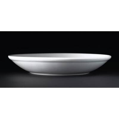 Genware Porcelain Coupe Plate 22cm (Box Of 6)