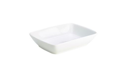 Genware Porcelain Rectangular Dish 16cm x 12cm (Box Of 6)