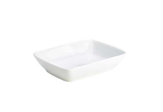 Genware Porcelain Rectangular Dish 19cm x 14.5cm (Box Of 6)