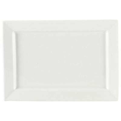 Genware Porcelain Rectangular Plate 24cm x 17cm (Box Of 6)