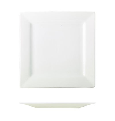 Genware Porcelain Square Plate 18cm (Box Of 6)
