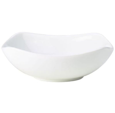 Genware Porcelain Rounded Square Bowl 20cm (Box Of 6)