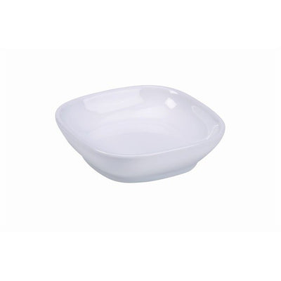Genware Porcelain Ellipse Dish 6.9cm x 6.9cm (Box Of 24)