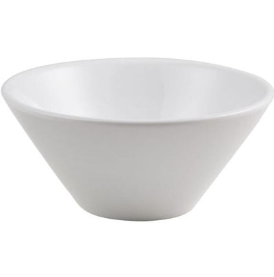 Genware Porcelain Low Conical Bowl 13.5cm x 6cm 34cl / 11.96oz (Box Of 6)
