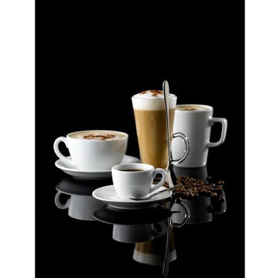 Genware Porcelain Bowl Shaped Espresso Cup 9cl / 3.16oz (Box Of 6)