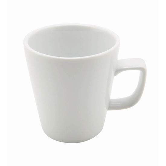 Genware Porcelain Compact Latte Mug 28.4cl / 10oz (Box Of 6)