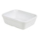 Genware Porcelain Rectangular Pie Dish 15.5cm x 11.5cm (Box Of 12)