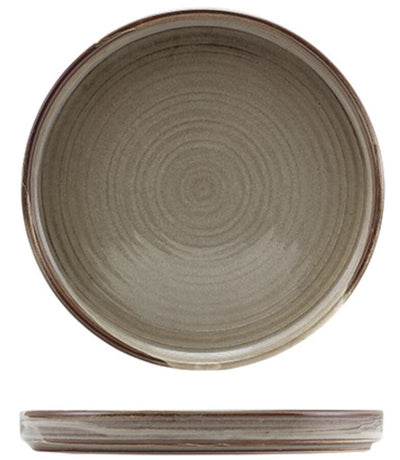 Terra Porcelain Low Presentation Plate 21cm (Box Of 6)