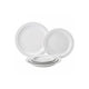 Pure White Porcelain Narrow Rim Plate 20.6Cm (Box Of 36)