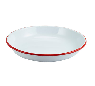Enamel Rice/Pasta Plate 20 x 3cm (Box Of 12)