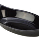 Genware Stoneware Black Oval Eared Dish 22cm (Box Of 4)