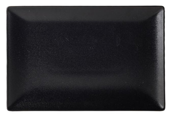 Luna Stoneware Black Rectangular Plate 30 x 20cm (Box Of 6)